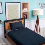 Diorama Props Series Single Bed Set b