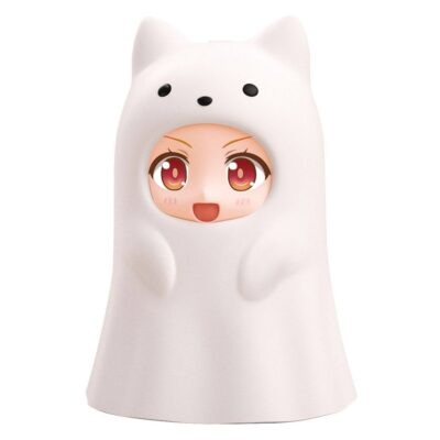 Kigurumi Face Parts Case Ghost Cat White