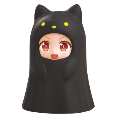 Kigurumi Face Parts Case Ghost Cat Black