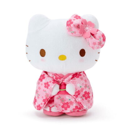 Hello Kitty Cherry Blossom Kimono Plush